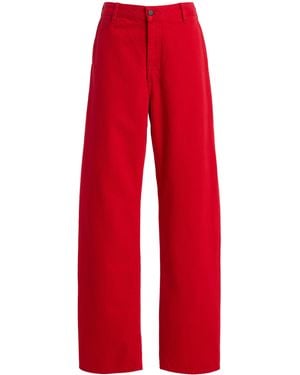 Kallmeyer Column Leg Jeans - Red