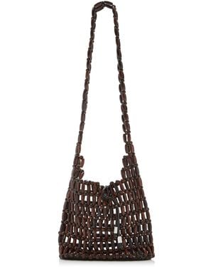 STAUD Coronado Beaded Bag - Black