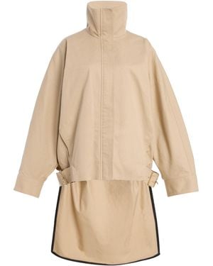 DARKPARK Celine Double-Back Cotton Aviator Bomber Jacket - Natural