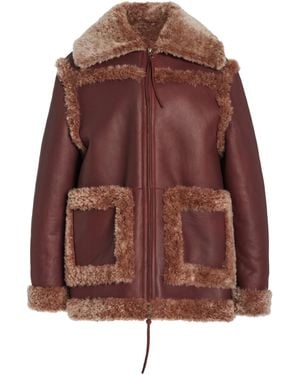 Ulla Johnson Ambrose Shearling Jacket - Brown