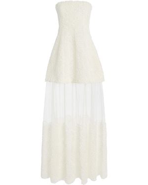 Jonathan Simkhai Marella Bustier Maxi Dress - White