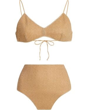 Oséree Lumière High-Rise Bikini - Metallic