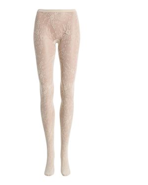 Swedish Stockings Rosa Lace Tights - White