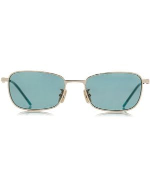 Givenchy Speed Square-Frame Metal Sunglasses - Blue