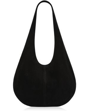 St. Agni Soft Oval Shoulder Bag - Black