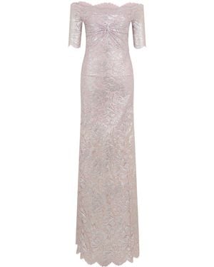 Rabanne Off-The-Shoulder Gown - White