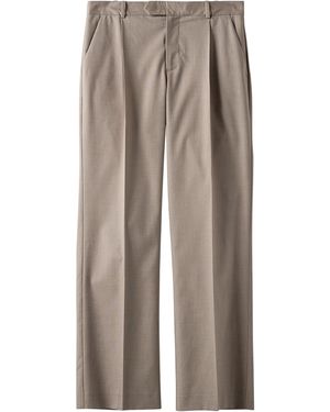 THE GARMENT Clifton Pleat Trousers - Brown