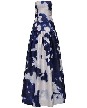 Maria Elena Villamil Alice Maxi Dress - Blue