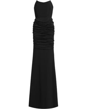 Greta Constantine Uheri Satin Mermaid Gown - Black
