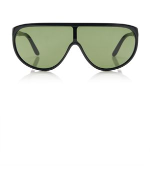 TOTEME Shield Aviator-Frame Acetate Sunglasses - Green