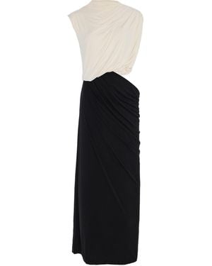 Third Form Cascade Cut-Out Jersey Maxi Dress - Black