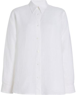 YAITTE Buoy Linen Shirt - White