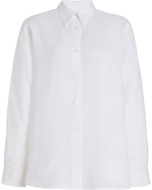 YAITTE Buoy Linen Shirt - White