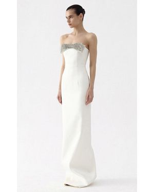 The New Arrivals Ilkyaz Ozel Elea Maxi Dress - White