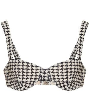 ELCE Exclusive Escape Bustier Bikini Top - Black