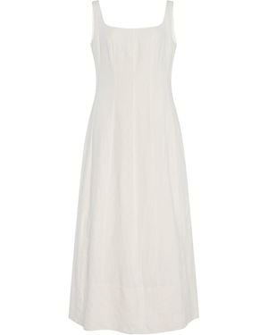 Jenni Kayne Kinney Linen Midi Dress - White
