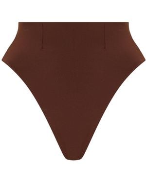 Haight Classic Hotpants High-waist Bikini Bottom - Brown
