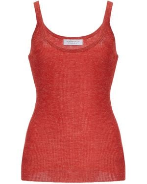 Gabriela Hearst Cinxia Cashmere; Silk And Hemp Tank Top - Red