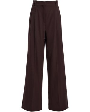 Another Tomorrow Exclusive Stretch-Wool Trousers - Green