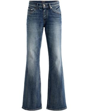 EB DENIM Miley Stretch Low-Rise Slouchy Bootcut Jeans - Blue