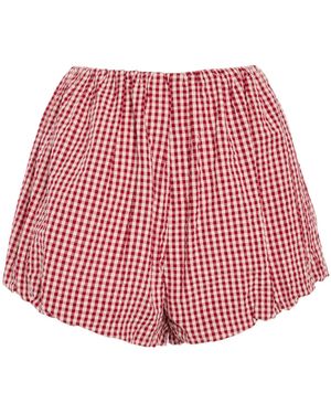 Posse Aurelia Cotton Bloomer Shorts - Red