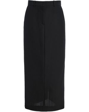 TOTEME Low-Waist Straight Skirt - Black