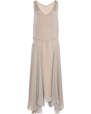 Kallmeyer Millie Gusset Cotton Maxi Dress - Natural