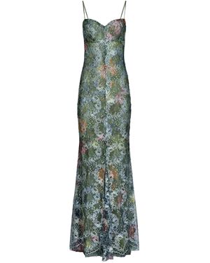 Francesca Miranda Bruma Lace Midi Dress - Green