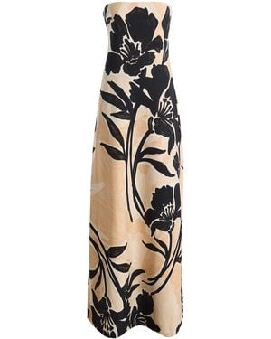 Cara Cara Benita Strapless Floral Crepe Maxi Dress - Multicolour