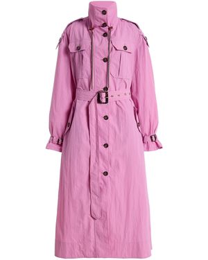 Ulla Johnson Devon Belted Trench Coat - Pink
