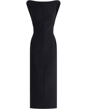 Maticevski Fervor Strapless Dress - Blue