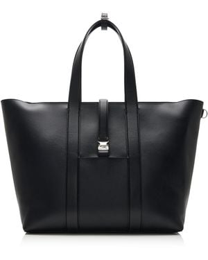 Moncler Genius X Ee72 By Edward Enninful Ee Leather Tote Bag - Black