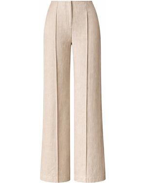 ANDRES OTALORA Profundidad Mid-Rise Straight-Leg Trousers - Natural
