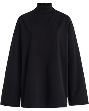 Wardrobe NYC Opaque Lounge Top - Black
