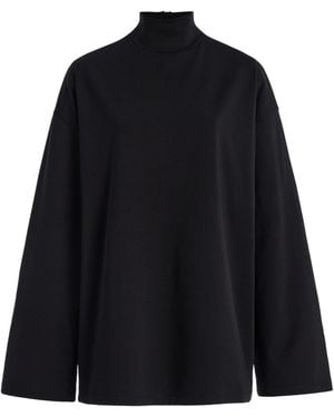 Wardrobe NYC Opaque Lounge Top - Black