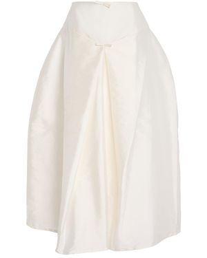 Marlies Grace Exclusive Celeste Taffeta Skirt - White