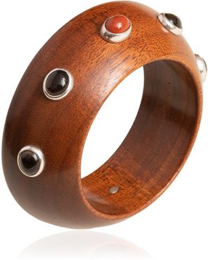 Emanuele Pantanella Design Milea Bangle - Brown