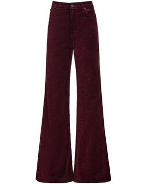 Citizens of Humanity Kimberly 70's Velvet Flared-Leg Trousers