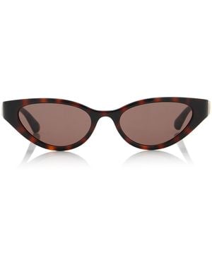 Gucci Cat-Eye Acetate Sunglasses - Brown