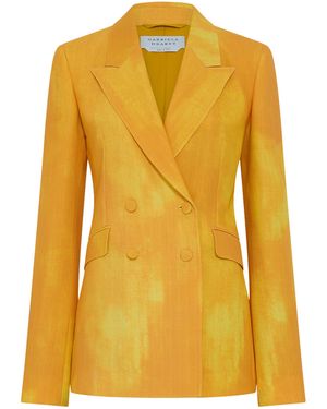 Gabriela Hearst Angela Dyed Wool Blazer - Yellow