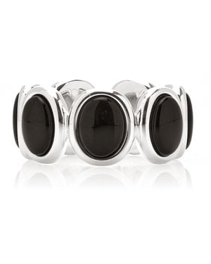 LIE STUDIO Exclusive Leonora Sterling Onyx Ring - Black