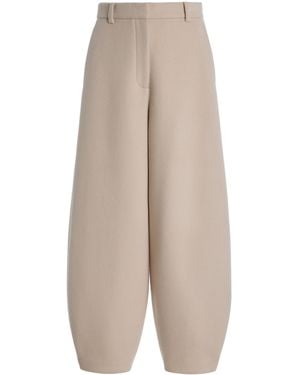 By Malene Birger Carlien Wool Barrel-Leg Pants - Natural