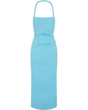 Paris Georgia Basics Romy Ruched Maxi Dress - Blue