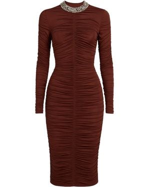 The New Arrivals Ilkyaz Ozel Ross Cinnabar Gathered Dress