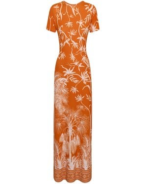 ANDRES OTALORA Luma Maxi Dress - Orange