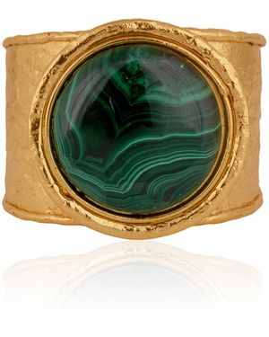 Sylvia Toledano Plated Sphere Bracelets - Green