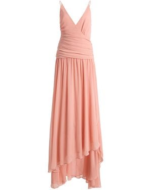 Arcina Ori Delilah Ruffled Chiffon Maxi Dress - Pink
