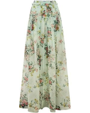 LEO LIN Juno Pleated Pants - Green