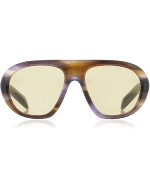 Prada Aviator-Frame Acetate Sunglasses - Natural