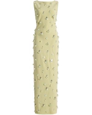 Jonathan Simkhai Claudia Embellished Crepe Midi Dress - White